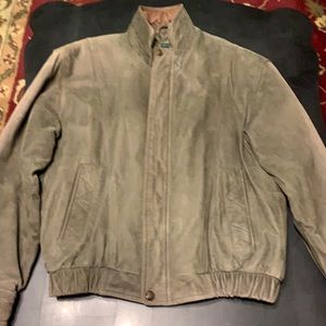 Vintage Saddlebred genuine leather bomber jacket